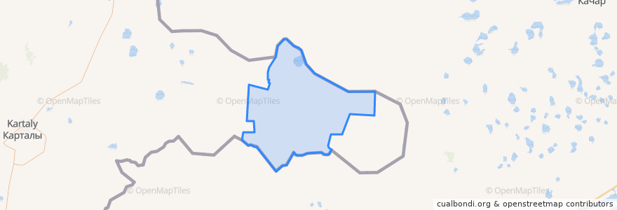 Mapa de ubicacion de Аятское сельское поселение.