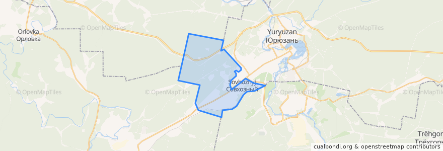 Mapa de ubicacion de сельское поселение Лесное.