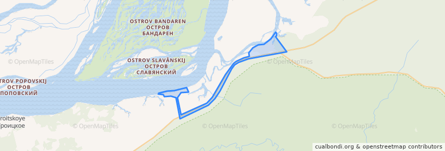 Mapa de ubicacion de Лидогинское сельское поселение.