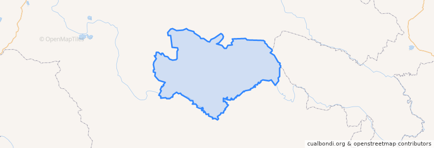 Mapa de ubicacion de 甘德县 དགའ་བདེ་རྫོང།.
