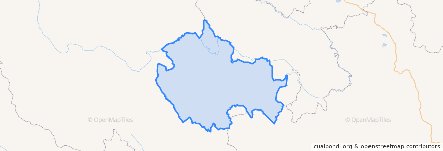 Mapa de ubicacion de Jigzhi.