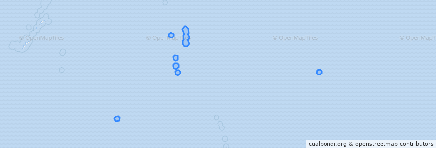 Mapa de ubicacion de Ogasawara.