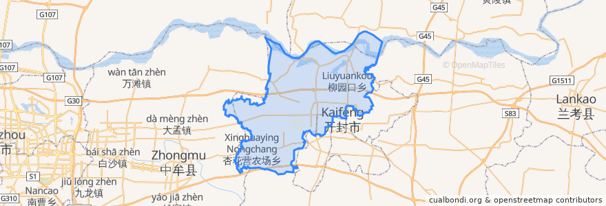 Mapa de ubicacion de Longting District.