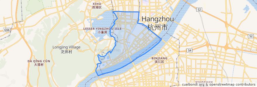Mapa de ubicacion de Shangcheng District.