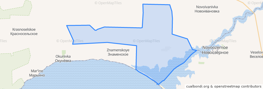 Mapa de ubicacion de Медведевское сельское поселение.