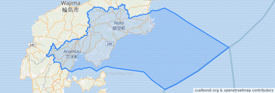 Mapa de ubicacion de Houshi County.