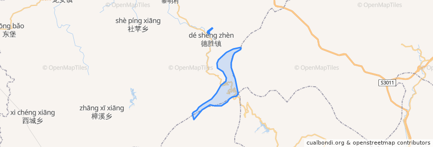 Mapa de ubicacion de 德胜企业集团.