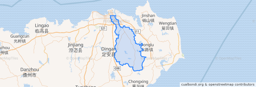 Mapa de ubicacion de Chengmai.