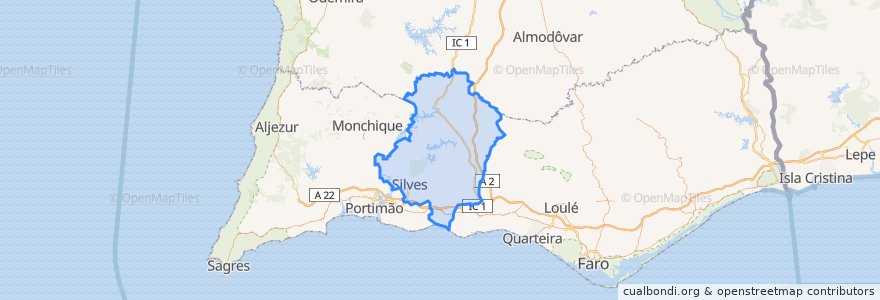 Mapa de ubicacion de شلب.