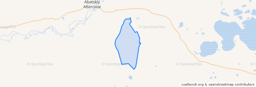 Mapa de ubicacion de Партизанское сельское поселение.