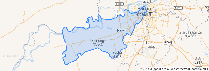 Mapa de ubicacion de Daoli District.
