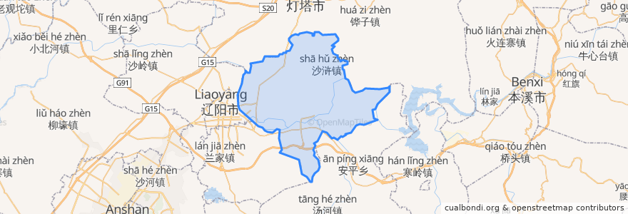 Mapa de ubicacion de 원성구.
