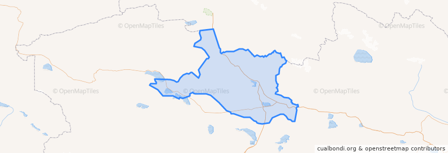 Mapa de ubicacion de 大柴旦行政委员会 ཚྭ་འདམ་ཆེ་བའི་སྲིད་འཛིན་ཨུ་ཡོན་ལྷན་ཁང།.