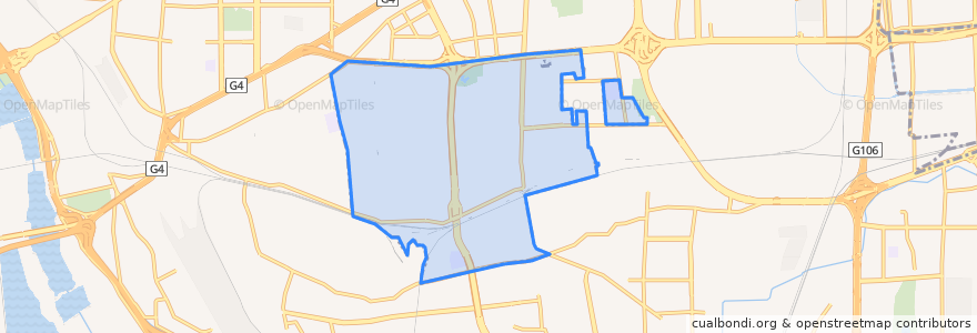 Mapa de ubicacion de Fengtai.