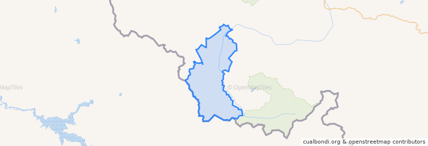 Mapa de ubicacion de Огнёвское сельское поселение.