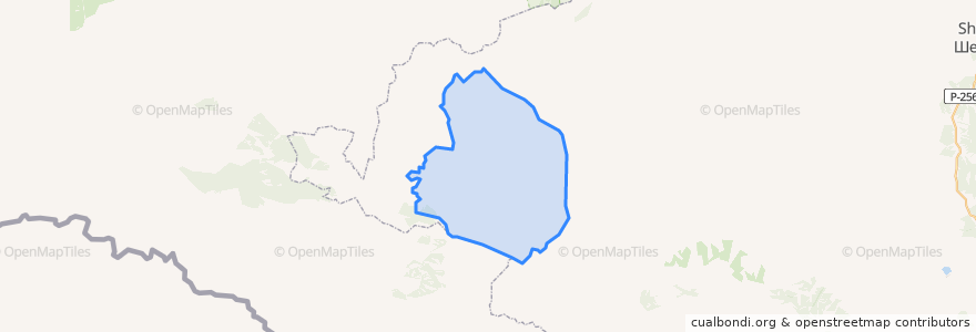 Mapa de ubicacion de Талицкое сельское поселение.