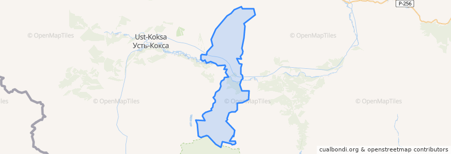 Mapa de ubicacion de Чендекское сельское поселение.