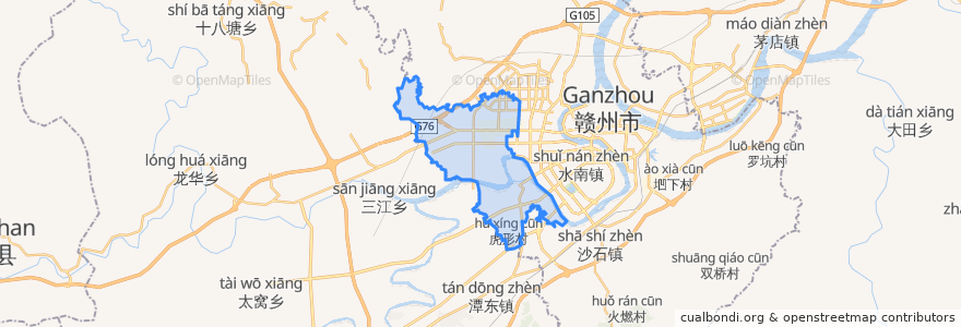 Mapa de ubicacion de Panlong.