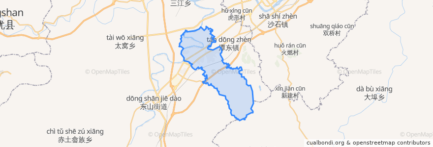Mapa de ubicacion de Tankou.