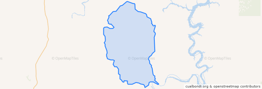 Mapa de ubicacion de Мингатуйское сельское поселение.