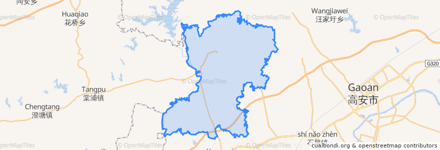 Mapa de ubicacion de 村前镇.