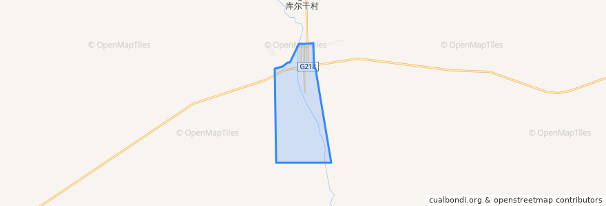 Mapa de ubicacion de 若羌镇 چاقىلىق بازىرى.