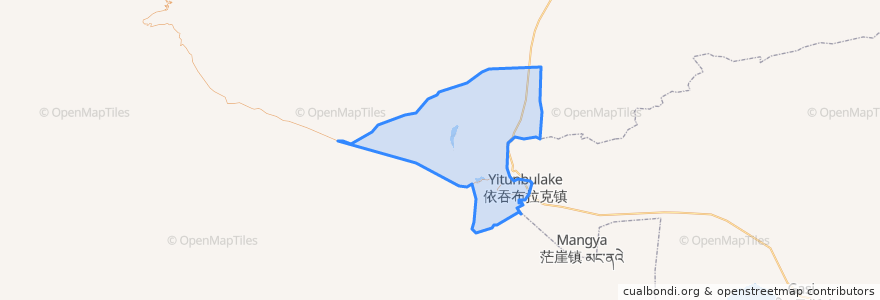 Mapa de ubicacion de 依吞布拉克镇.
