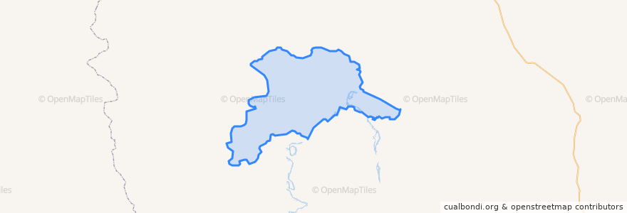 Mapa de ubicacion de Тальское сельское поселение.