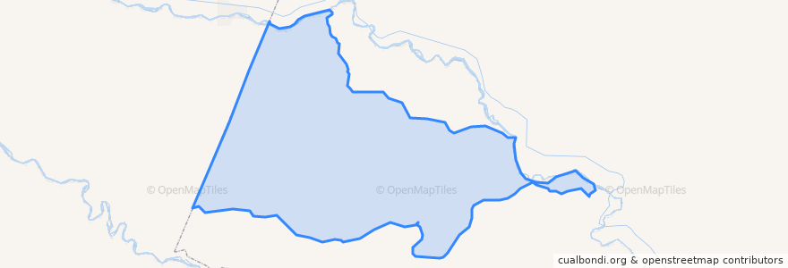 Mapa de ubicacion de Тамтачетское сельское поселение.