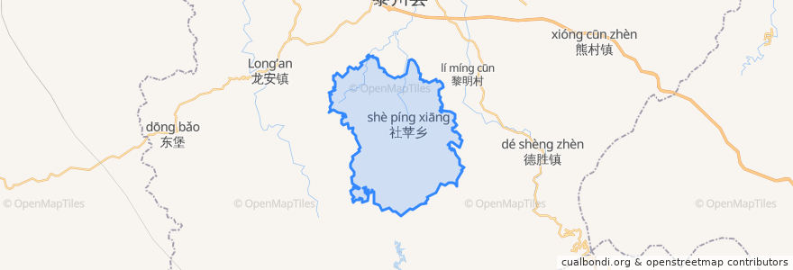 Mapa de ubicacion de Sheping.