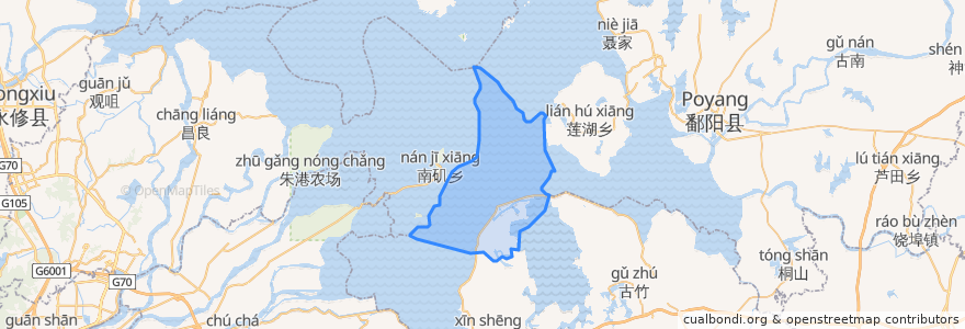 Mapa de ubicacion de Kangshan.