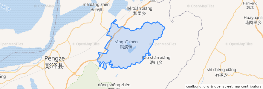 Mapa de ubicacion de 瀼溪镇.