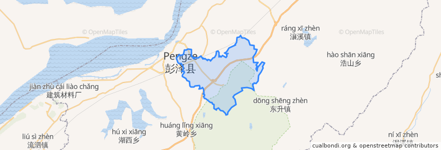 Mapa de ubicacion de Huanghua.