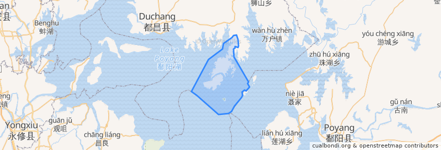 Mapa de ubicacion de Zhouxi.