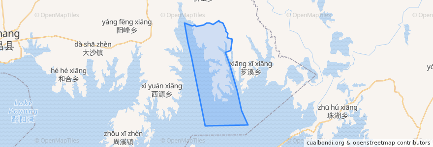 Mapa de ubicacion de Wanhu.
