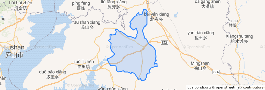 Mapa de ubicacion de Xubu.