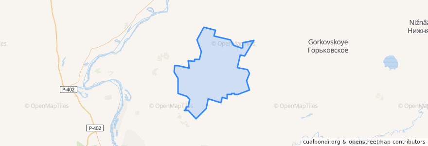 Mapa de ubicacion de Петровское сельское поселение.