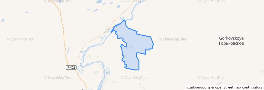 Mapa de ubicacion de Покровское сельское поселение.