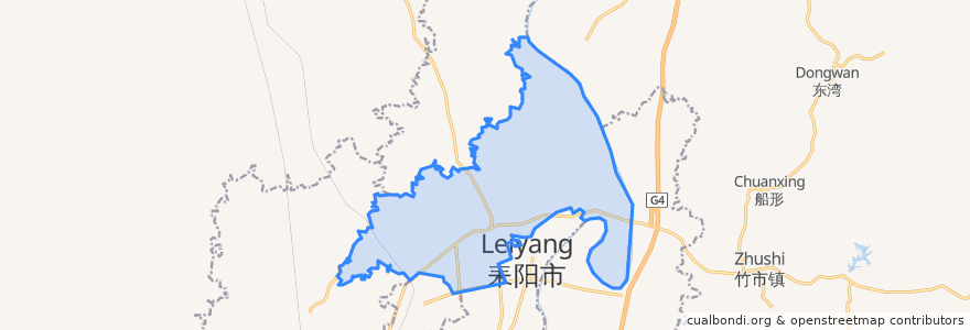 Mapa de ubicacion de Wulipai.