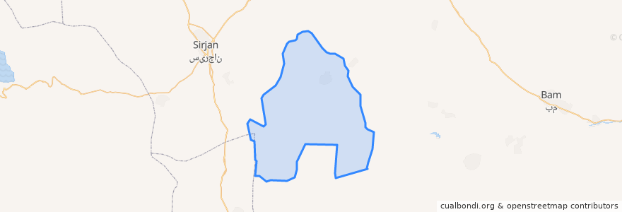 Mapa de ubicacion de Baft County.