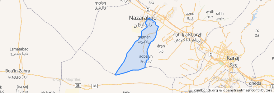 Mapa de ubicacion de Tankaman District.