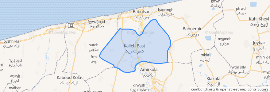 Mapa de ubicacion de Rudbast District.