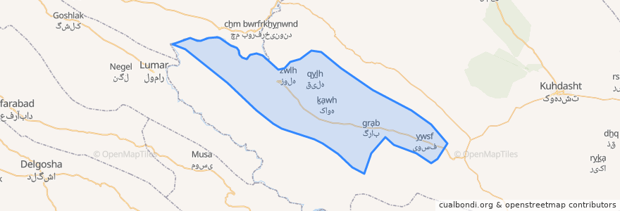Mapa de ubicacion de Tarhan District.