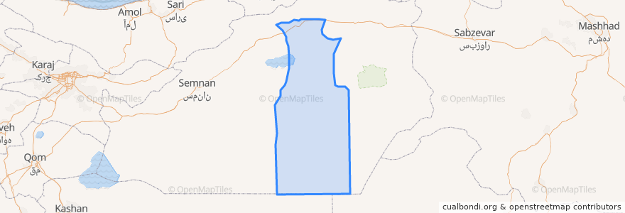 Mapa de ubicacion de بخش مرکزی.