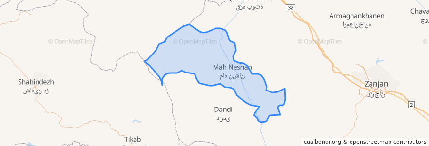 Mapa de ubicacion de بخش مرکزی.