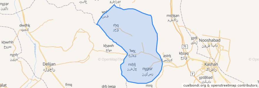 Mapa de ubicacion de Neyasar District.