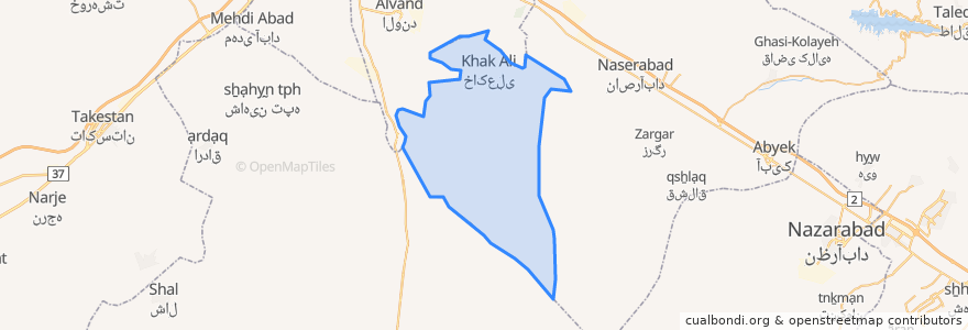 Mapa de ubicacion de West Basharyat RD.