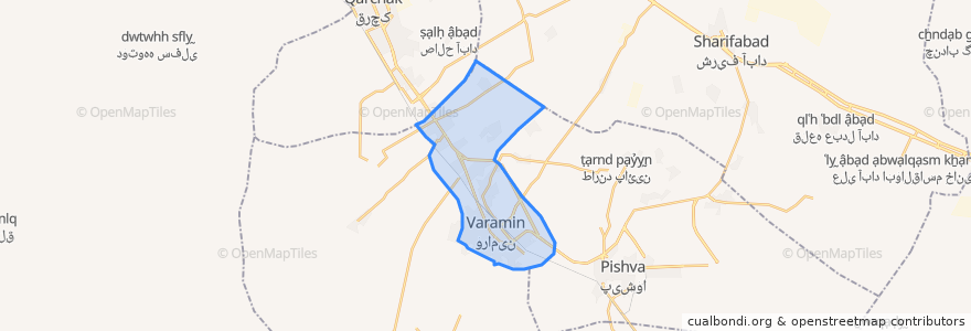 Mapa de ubicacion de Behnampazuki-ye Jonubi RD.