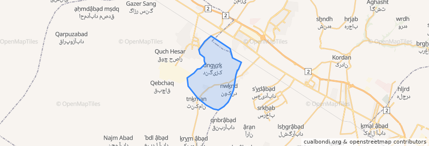 Mapa de ubicacion de Tankaman-e Shomali RD.