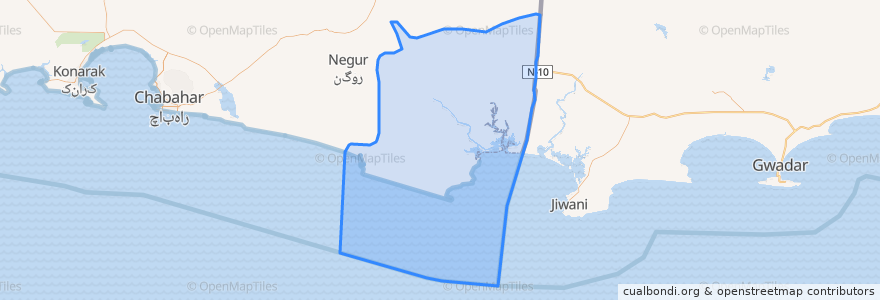 Mapa de ubicacion de دهستان سندمیرثوبان.